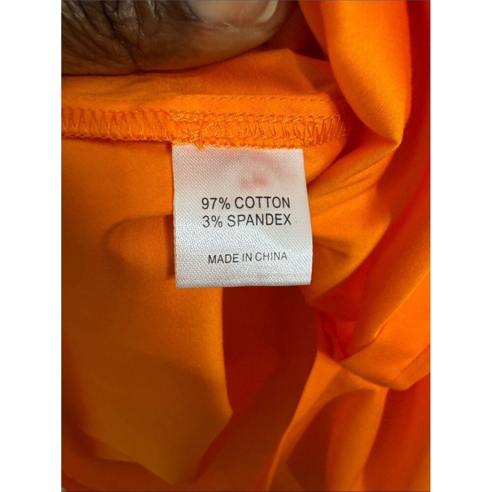 NWT Monday Swimwear La Jolla Stretch Cotton Button Up Shirt 12/14 Dopamine Beach - Picture 5 of 10